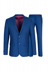 Мужской ярко-синий костюм STENSER К5166