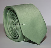 Мятный галстук бледно зеленого цвета