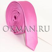 Розовый узкий галстук George Lee 3 см