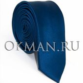 Темно-синий галстук матовый GEORGE LEE 7 см