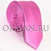 Розовый галстук матовый GEORGE LEE 7см