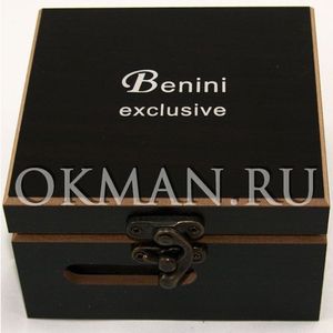 Подарочный набор Галстук с платком "Benini" Микрофибра 9665