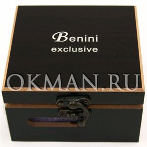 Подарочный набор Галстук с платком "Benini" Микрофибра 4075