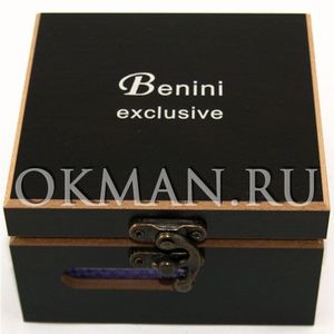 Подарочный набор Галстук с платком "Benini" Микрофибра 6075