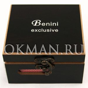 Подарочный набор Галстук с платком "Benini" Микрофибра 6175