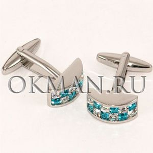 Запонки в деревянной коробке 3385