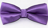 Фиолетовая атласная бабочка - галстук